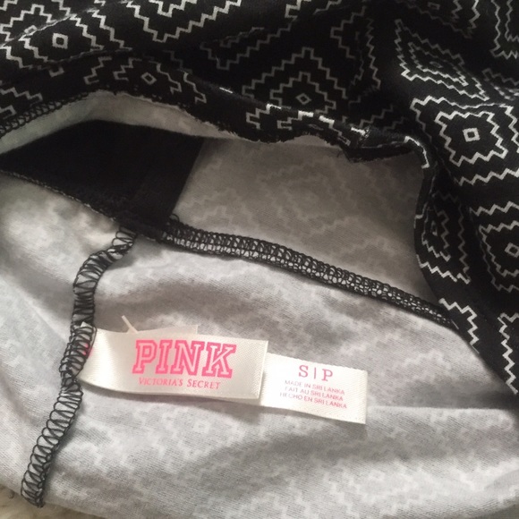 PINK VICTORIA'S SECRET Black & White Diamond Print Bandeau - Picture 3 of 5